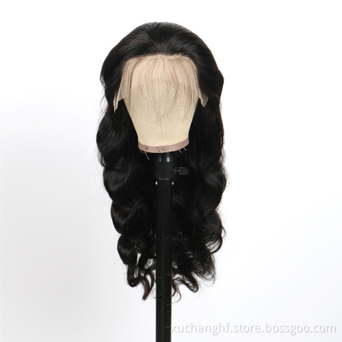 Wholesale remy 100% human hair wig Glueless virgin natural short blonde brazilian HD human hair full lace wig for black women